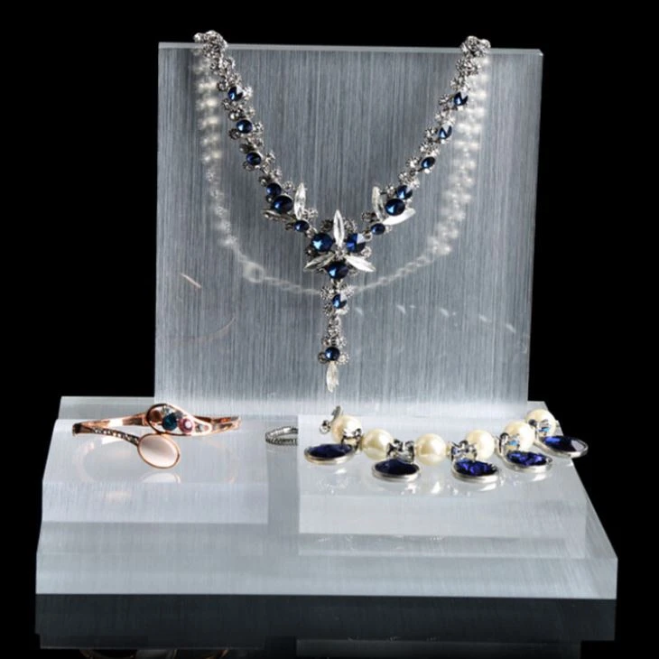 Factory Wholesale Clean Acrylic Necklace Display Block