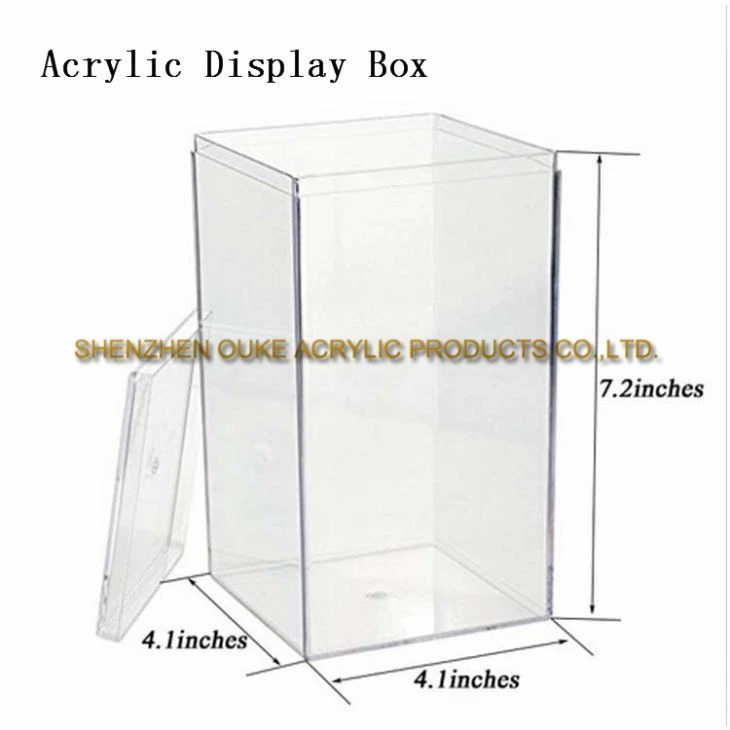 Factory Cheap Acrylic Boxes Clear Acrylic Box Display Cases Lucite Box With Lid