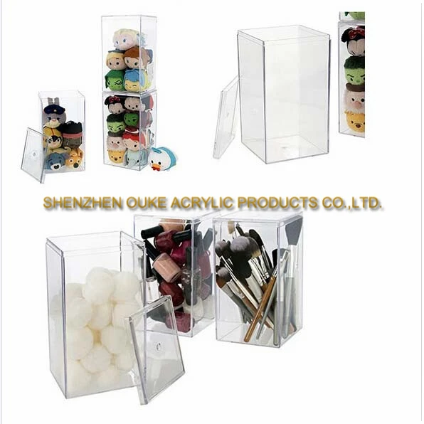 Factory Cheap Acrylic Boxes Clear Acrylic Box Display Cases Lucite Box With Lid