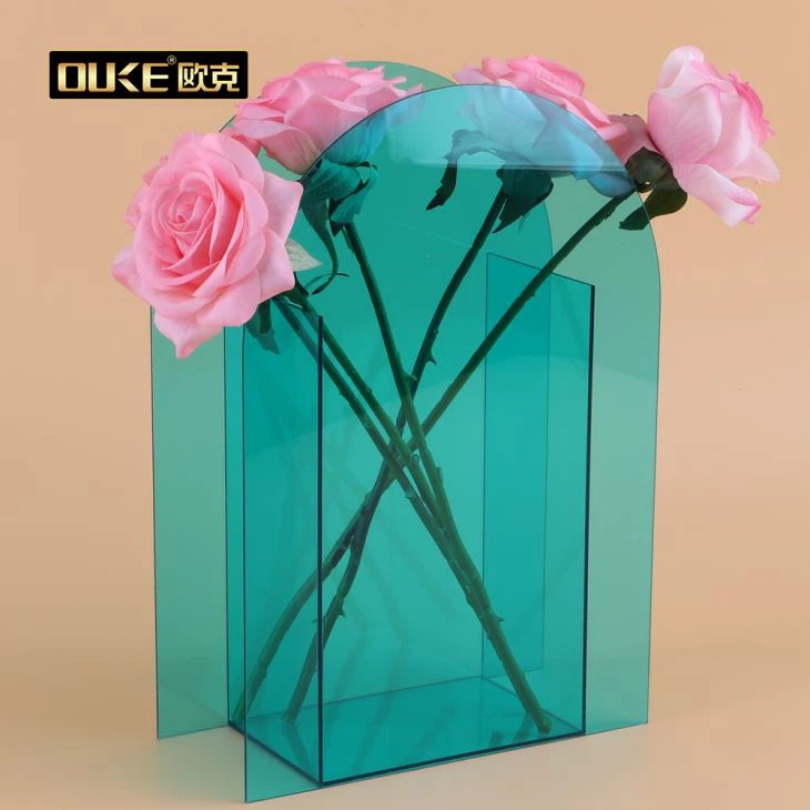 Green Acrylic Flower Box