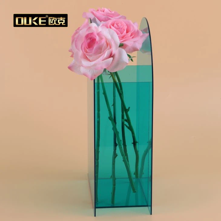Green Acrylic Flower Box